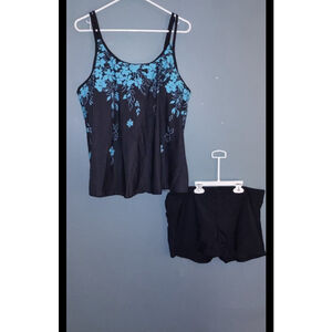 New Women's Size 2X Swimsuit 2 Piece Bathing Suit